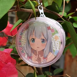 Sac d'extérieur transparent, mini étui de protection transparent, poudres rondes pour badge Anime 58mm, bouton étudiant, badges à épingles de dessin animé japonais