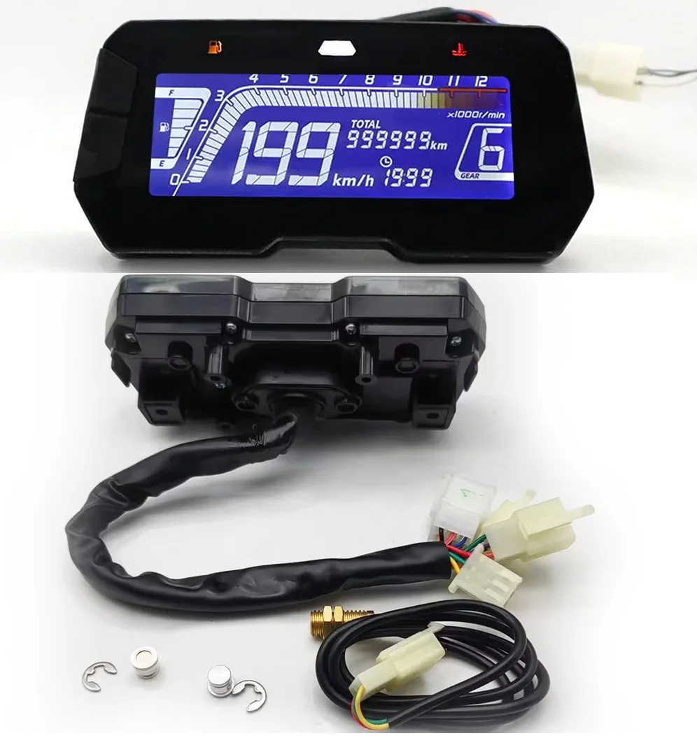 

MOTOQUEEN 2023 Adjustable RPM LED Motorcycle Honda CRF300L CRF300 RALLY CRF250/L GROM cb300r Digital SpeedoMeter