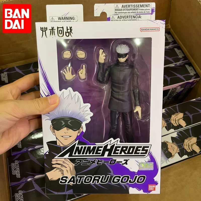 Hot 17cm Bandai Original Jujutsu Kaisen Action Figure Gojou Satoru  Itadori Yuji Fushiguro Megumi Action Anime Birthday Gift Toy