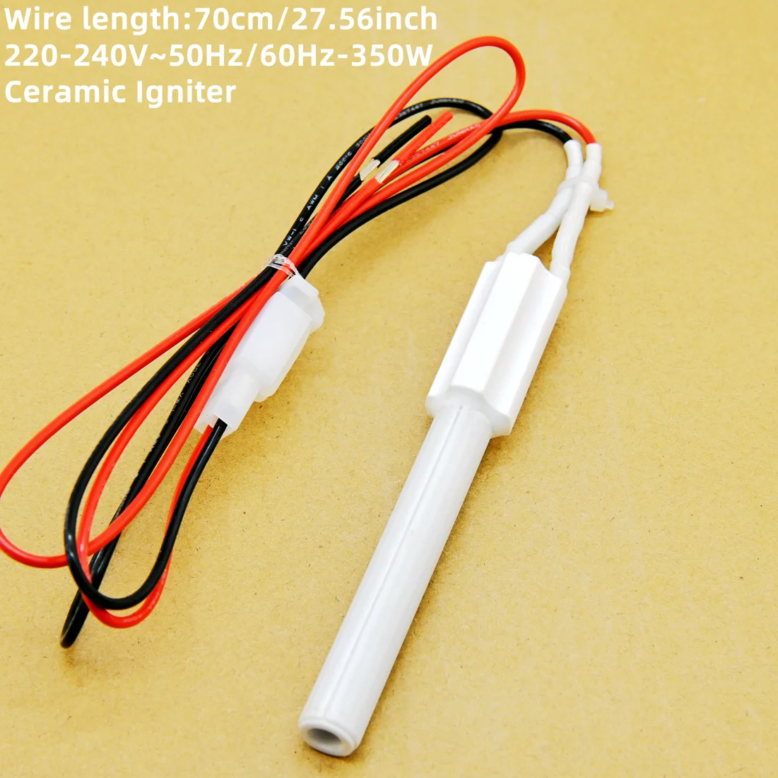 220V 350 WPellet Stove Ceramic Igniter High temperature resistant ceramic ignition rod, fast ignition, safe and non-toxic