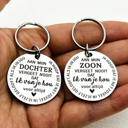 Dutch Language Keychain Graduation Gift for Son Daughter Inspirational Gift Best Gift Idea for Son Daughter Birthday Gifts