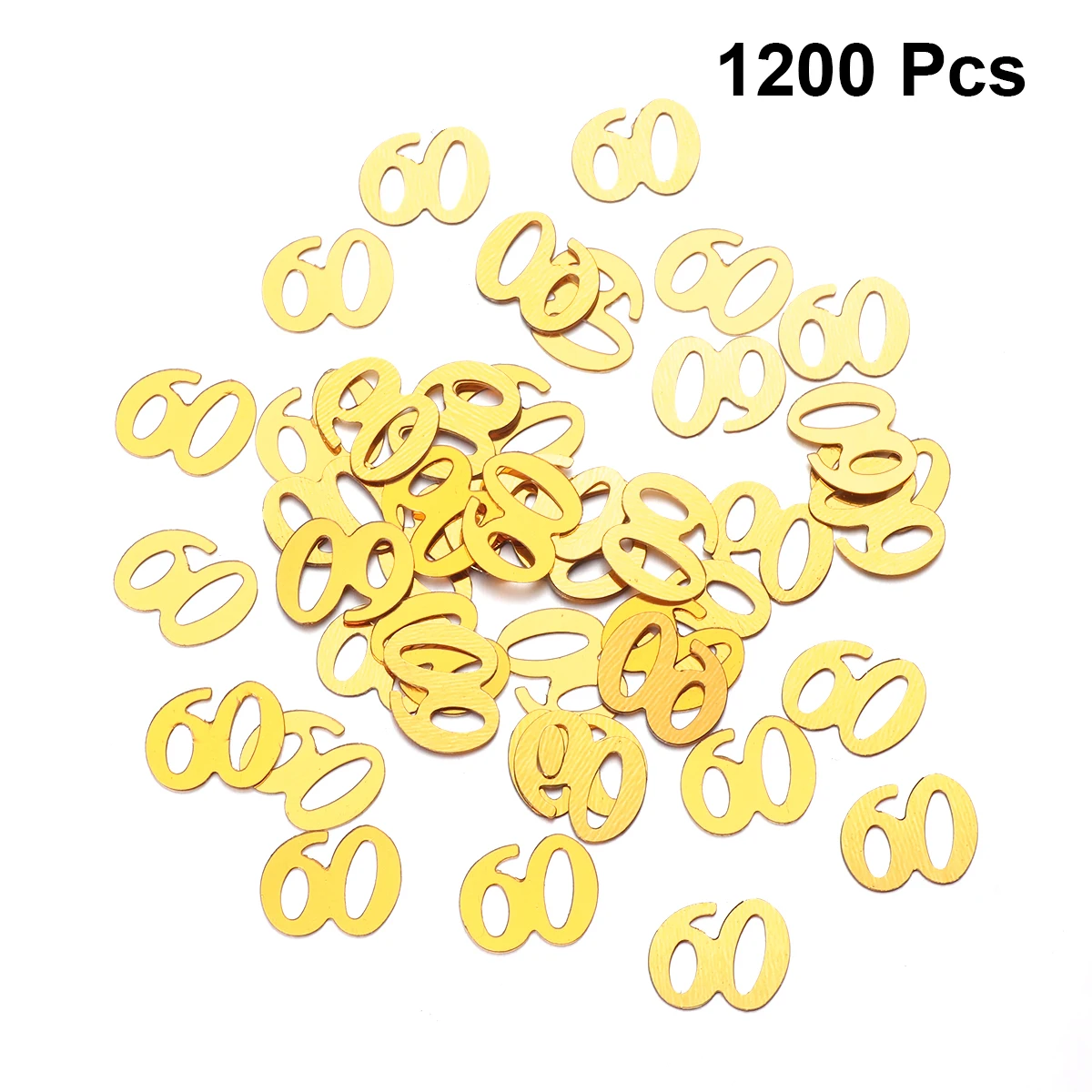 

1200 Pcs Sequin Confetti Decoration Birthday Number Letter Anniversary for Party