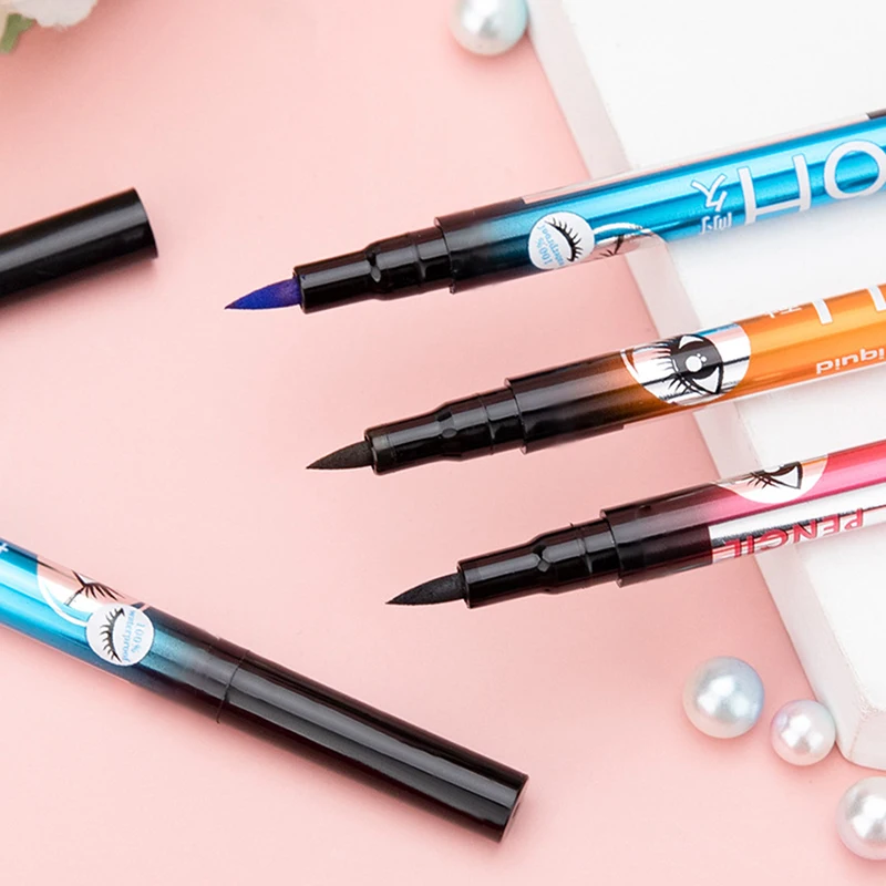 Matita per Eyeliner impermeabile 36H Eyeliner nero a lunga durata senza sbavature Eyeliner ad asciugatura rapida Beauty Cosmetic Liquid Eye Liner strumenti per il trucco