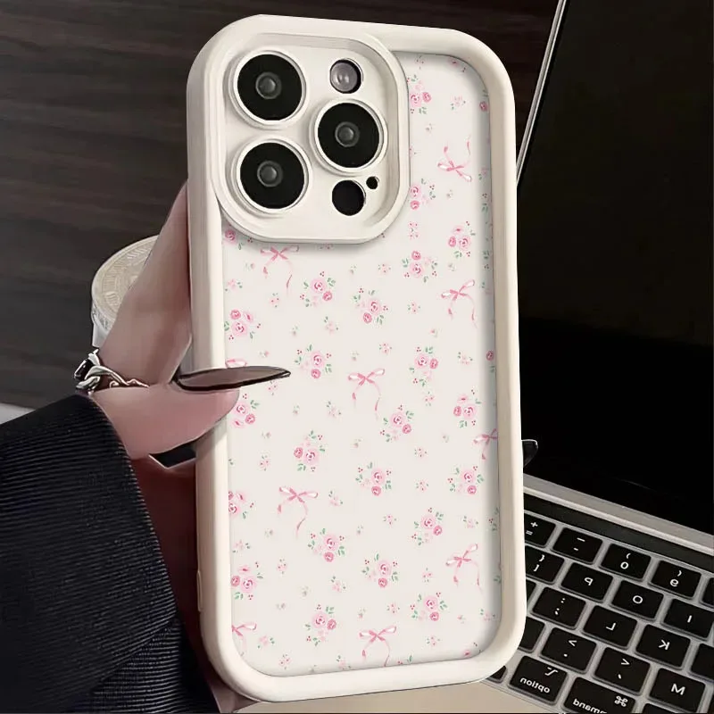 Soft Silicone Case for Xiaomi POCO, Retro Rose Flower Cover for Mi 13T 12T 11T 13 12 11 Lite 5G NE X3 NFC