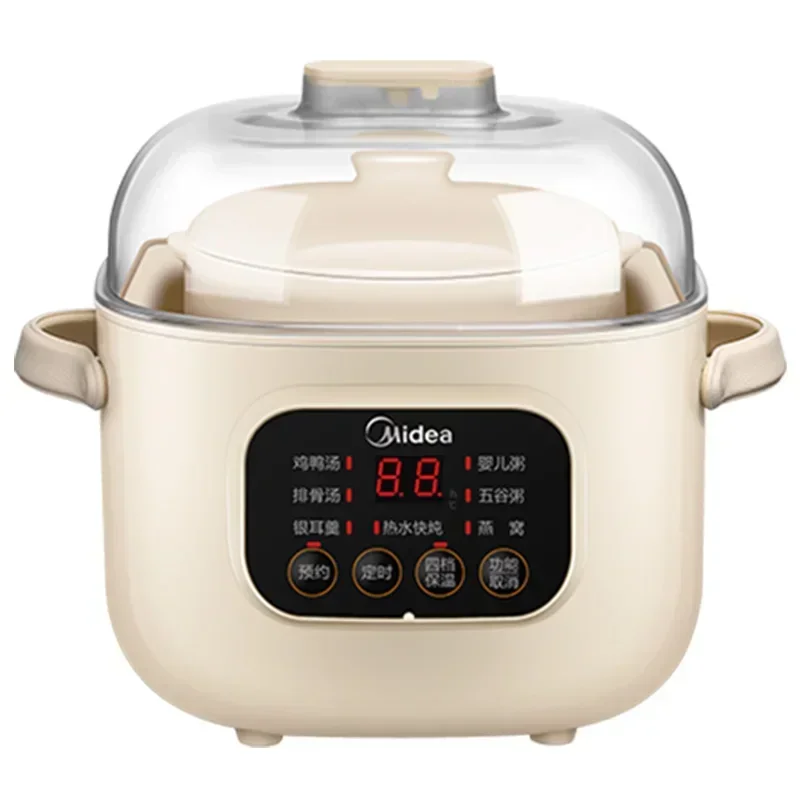 

0.8L Ceramic Electric Slow Stewer Household Multi Baby Food Porridge Dessert Cooker Stewing Cooking Pot Electric Soup Pot 220v