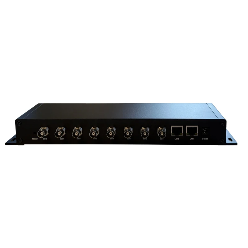 H.265 H.264 8 SDI to HLS/RTMP/RTSP/HTTP Multi-Channel Full HD 1080P for Encoder with AAC MP3 Audio for YouTube Live Streaming