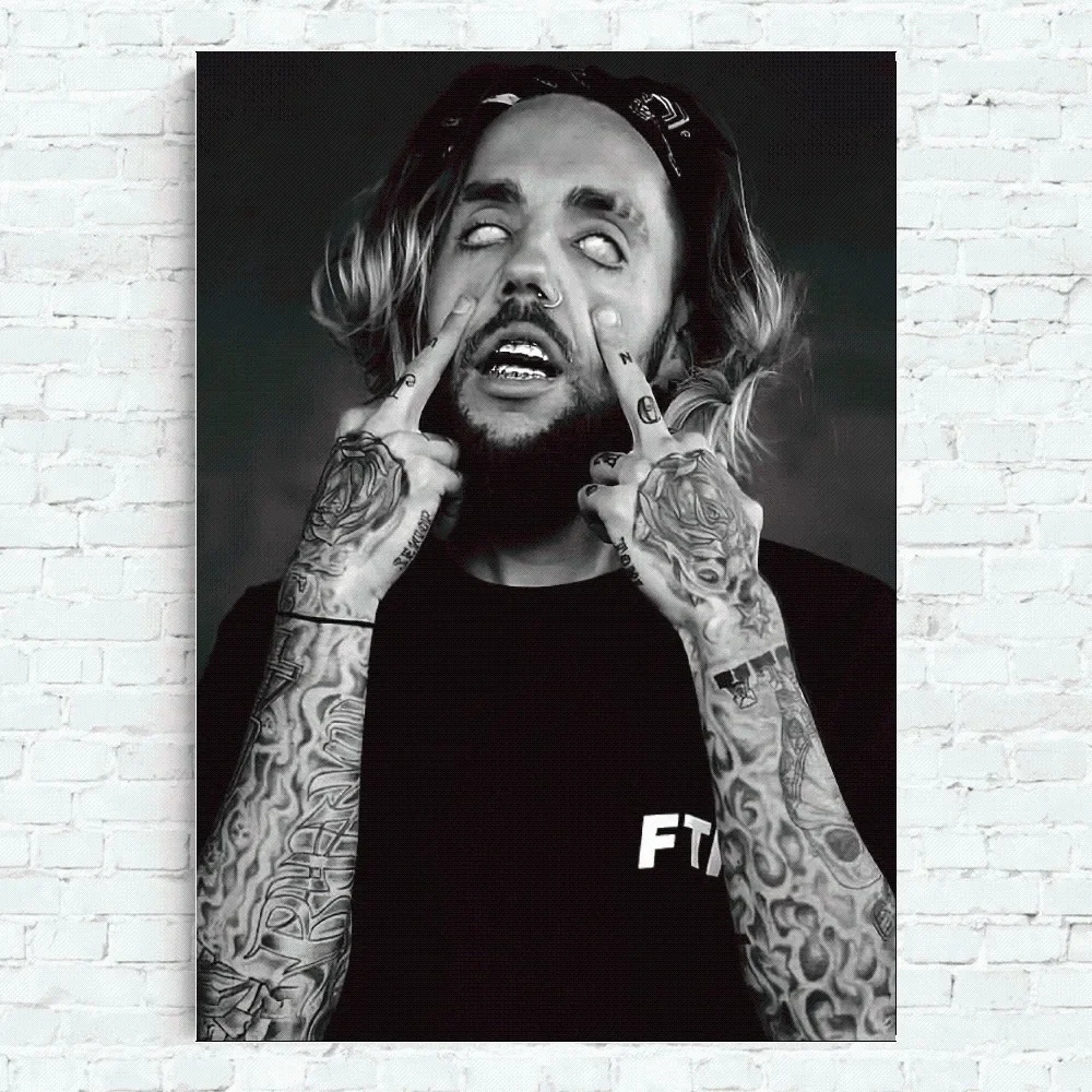 Piosenkarka S-Suicideboys Plakat Dom Biuro Ściana Sypialnia Salon Kuchnia Dekoracja Malarstwo — zdjęcie 6