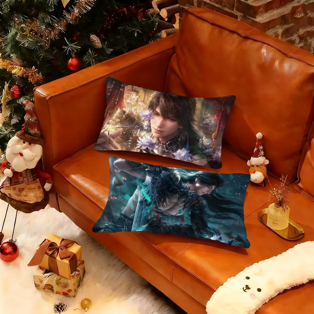 Caleb Ghosts Final March Love and Deepspace Cushion Cover Rectangle Pillow Case Printing Bedside Sofa Room Decoration Pillowcase