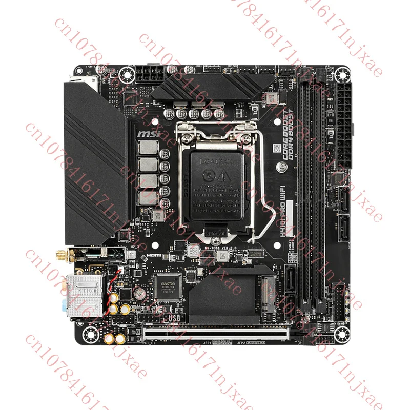 

Материнская плата для MSI H410I PRO WIFI поддерживает 64 ГБ DDR4 LGA1200 H410M DP+HDMI.