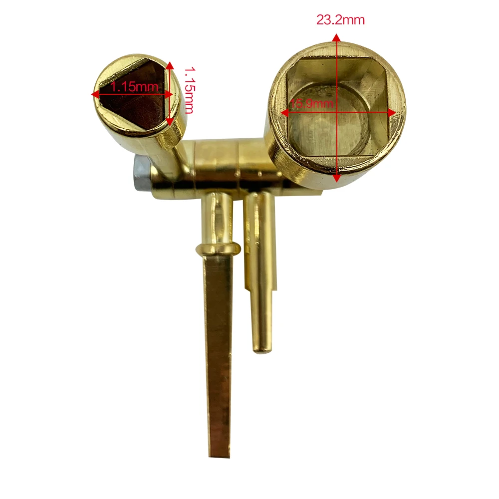 Outils de clé d'ascenseur multifonctionnels, armoire de commande universelle, clé de porte de train pliée, 4 en 1