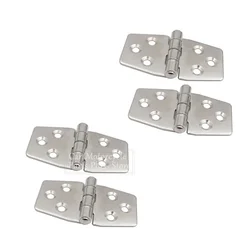 Marine 1/4/10Pcs Stainless Steel Strap Hinge Door Hinge For Marine Boat Yacht 76 X 40 Mm Rafting Boating Accessories Boat Marine