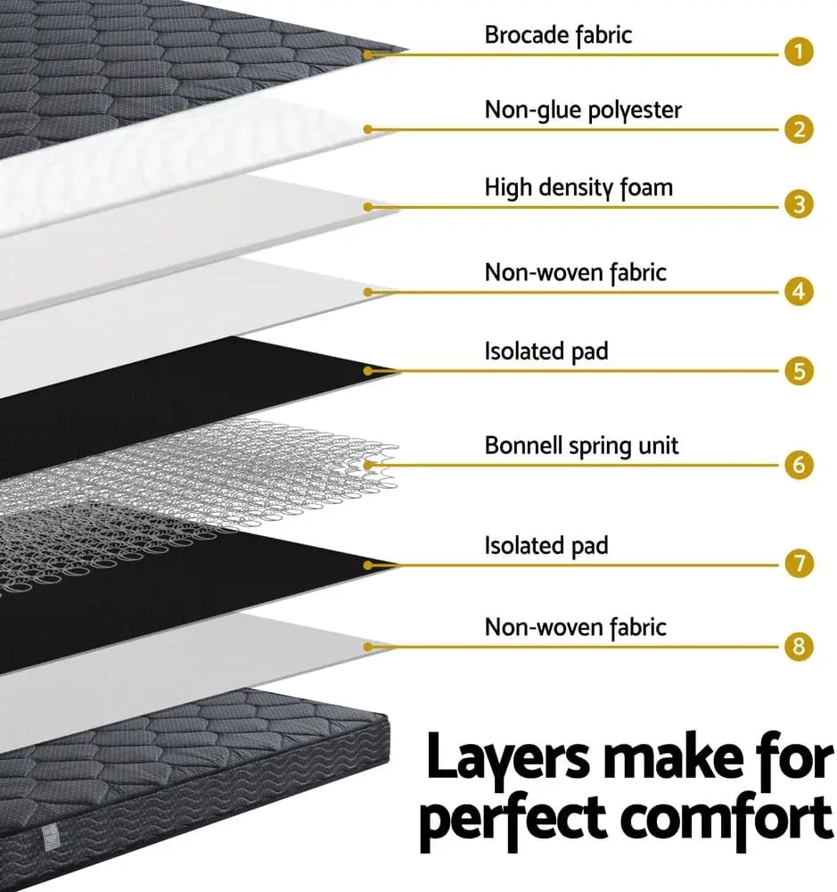 寝具 マットレス 16cm ダブル ボンネルコイル ティートップ 中硬フォーム