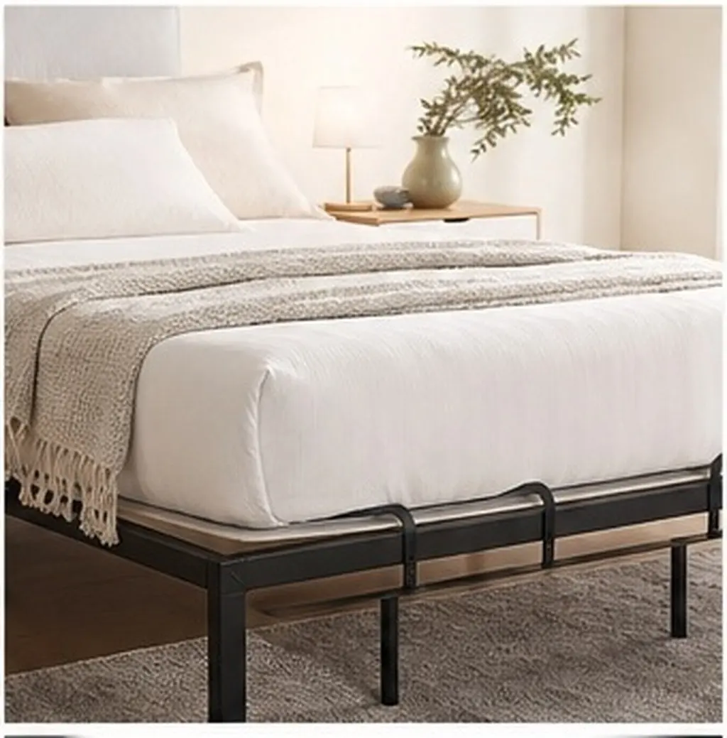 Mattress Stopper Metal Bed Frame U Shape Non-Slip Gripper Retainer Bar 2.17x1.5 Bed Frame 3Mm Thick Mattress Holder Prevent