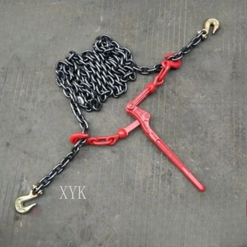 Customizable Steel Plate Lifting Clamp Horizontal Lifting Rigging Combination Chain L Type Plate Hook Double Leg Four Hook