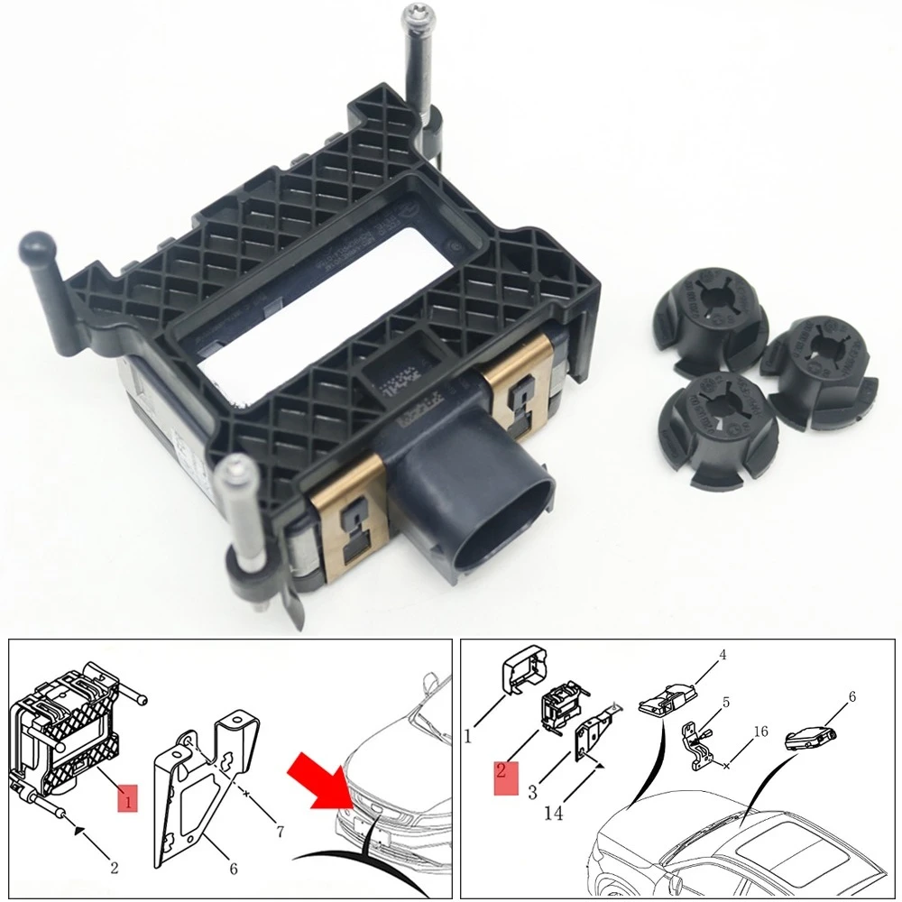 Front Bumper ACC Adaptive Cruise Control Module Distance Probe Radar Sensor For Changan CS95 2019-2025 3604010-AP30-AA