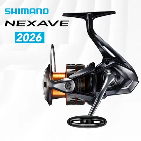 Shimano 2026 NEXAVE Spinning Reel Ultralight Fishing Reel with Shark Fin & Anti-Reverse Switch for Lure Bass Trout