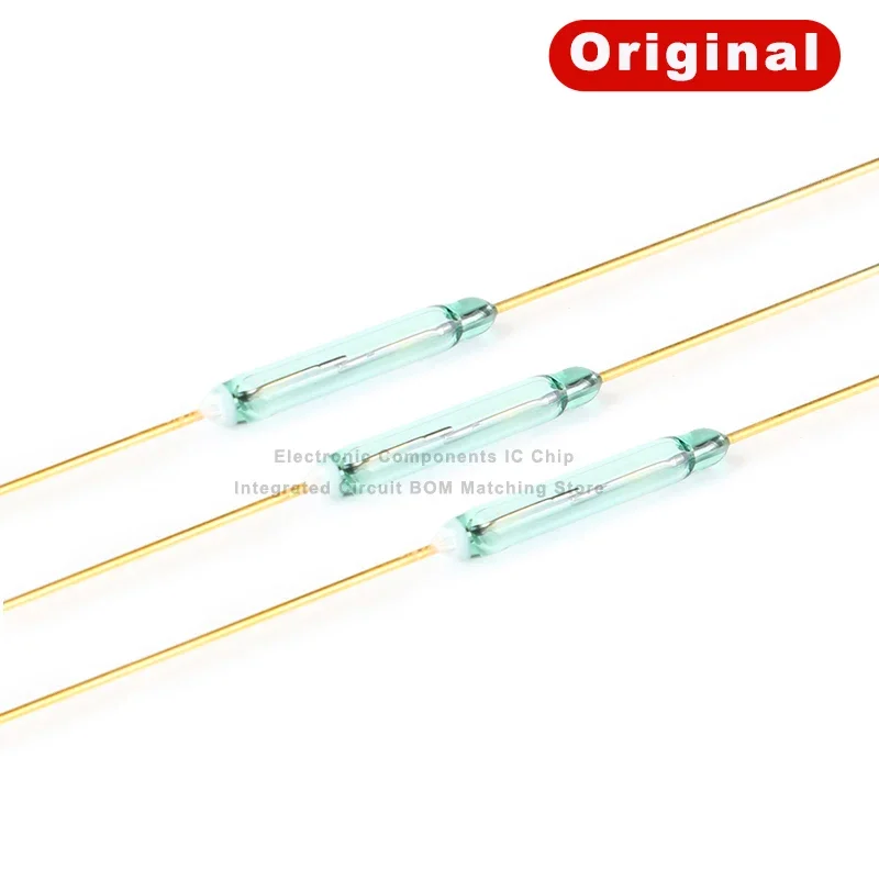 50Pcs 4x28MM Reed Switch Sensor Normally Open DIY Magnetic Reed Switchs Electronic NO 4*28mm