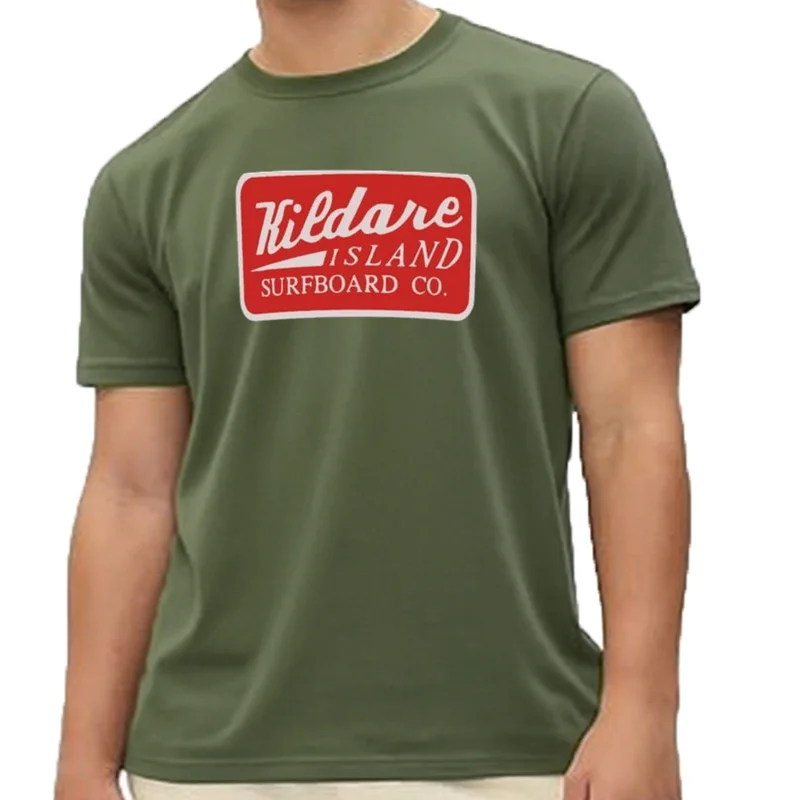 T-shirt de surf KilFantasy Island pour hommes, surdimensionné, blanc, personnalisé, concevez votre propre t-shirt slim f