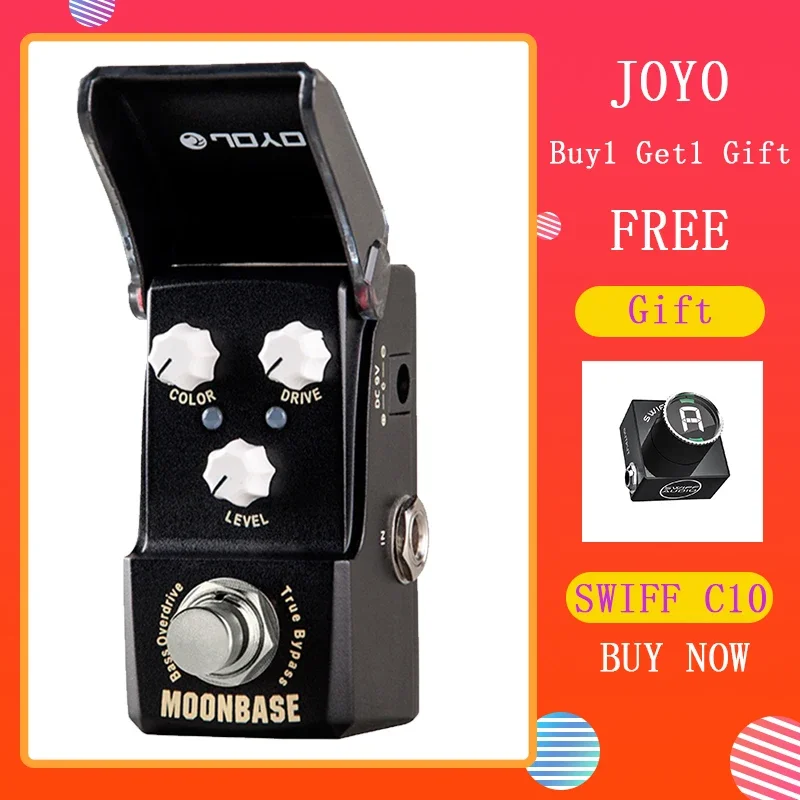 

JOYO JF-332 Black Moonbase Bass Overdrive Effect Guitar Pedal Overdrive Pedal Effect For JAZZ Blues Guitar Parts & Accessories