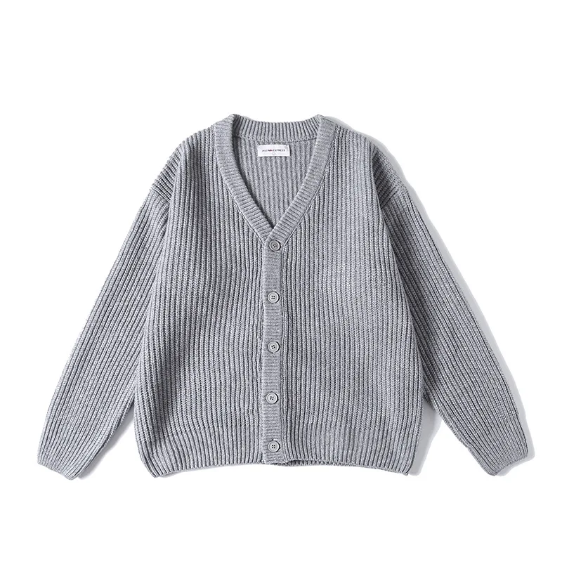 Men's cross-border high quality casual cardigan sweater knit coat
