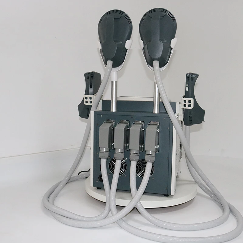Portable 4 Handle 5000W Electromagnetic Body Slimming  Muscle Stimulate Fat Removal Body Slimming build muscle Machine