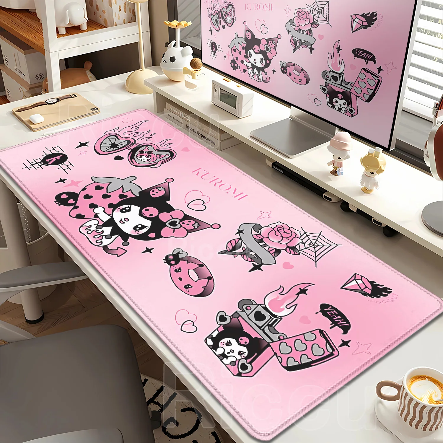 K-Kuromi Mauspad, rutschfest, – Pc Gaming Kuromi Bewertung und Preis