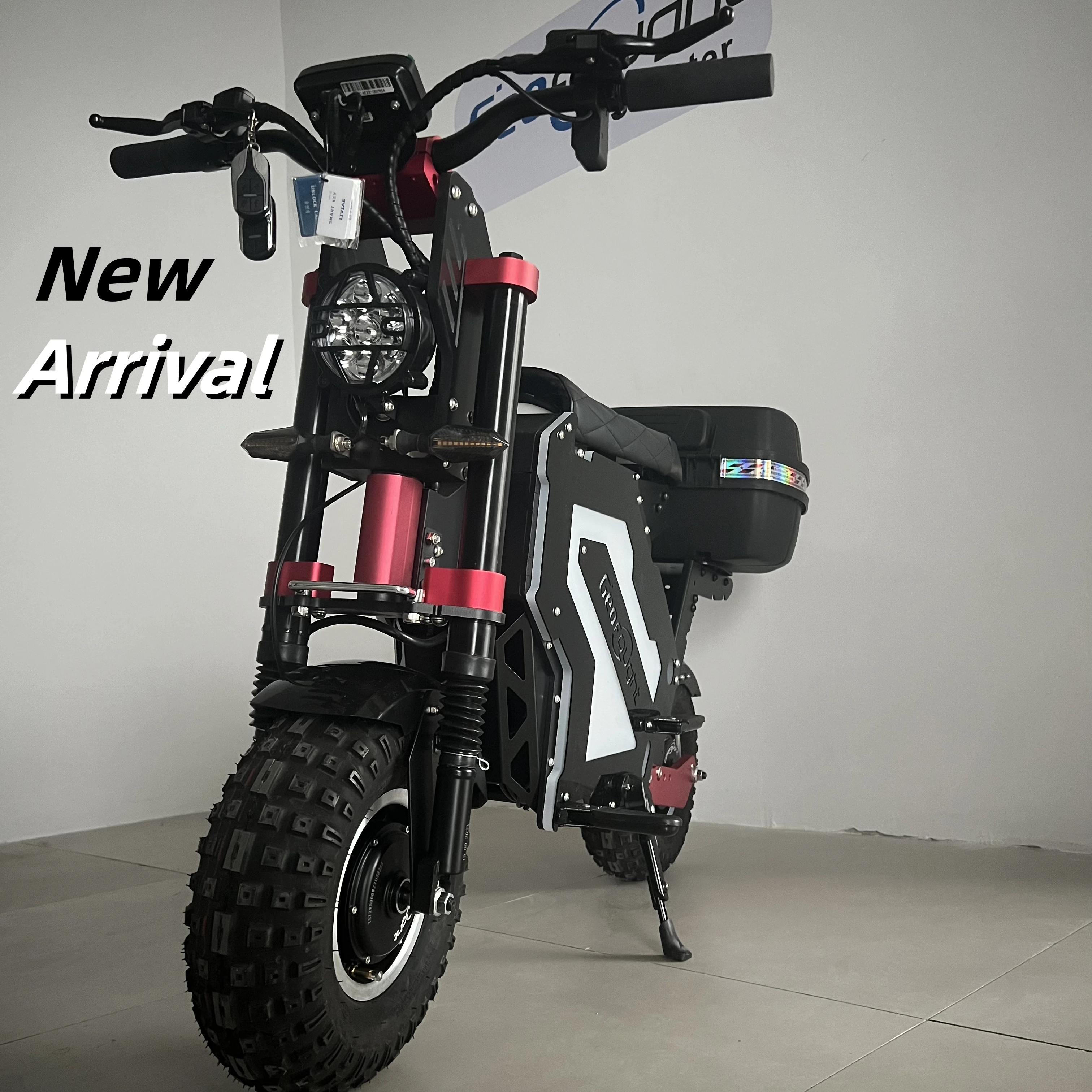 

2024 New Style 13/14inch tires 52v 60v 72v 5000w 7000w 10000w 15000w dual motor moped electric scooter for adults