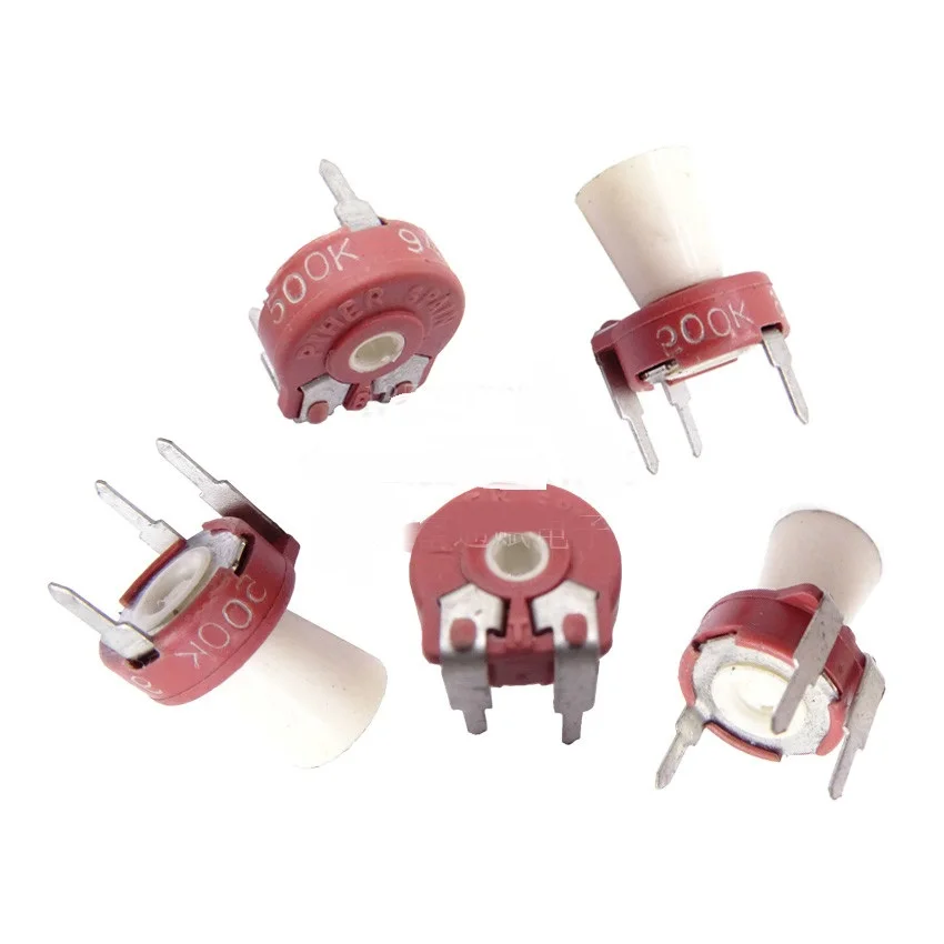 5pcs/lot New original  PIHER Adjustable Resistor Horizontal PT10-500K Potentiometer PT10MV10-504A