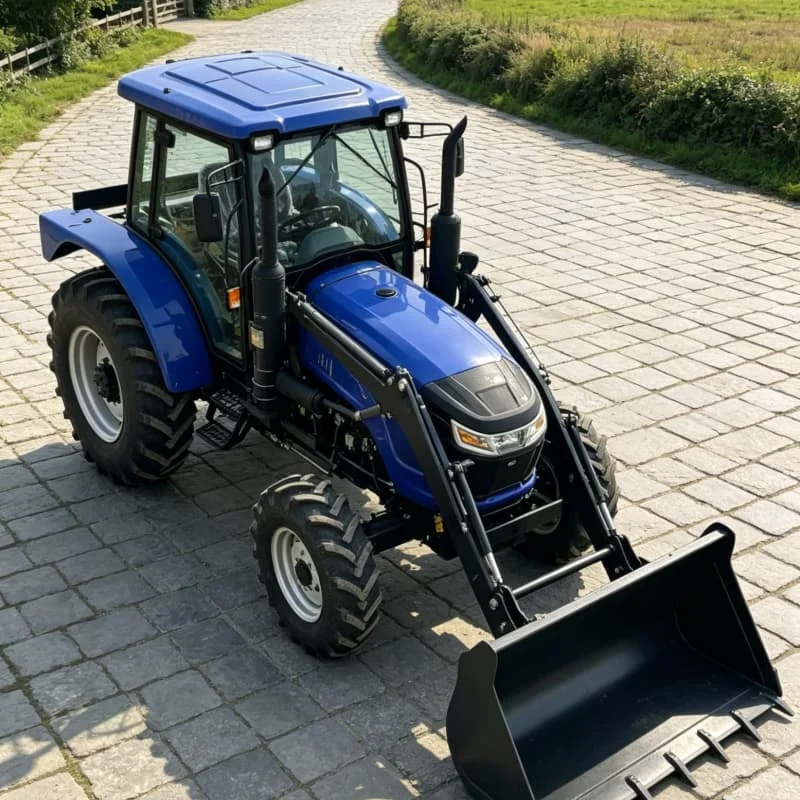 Customized Wide-width Four-wheel Cultivator, High Horsepower Wheeled Tractor, High-efficiency Farm Ploughing Rotary Tiller