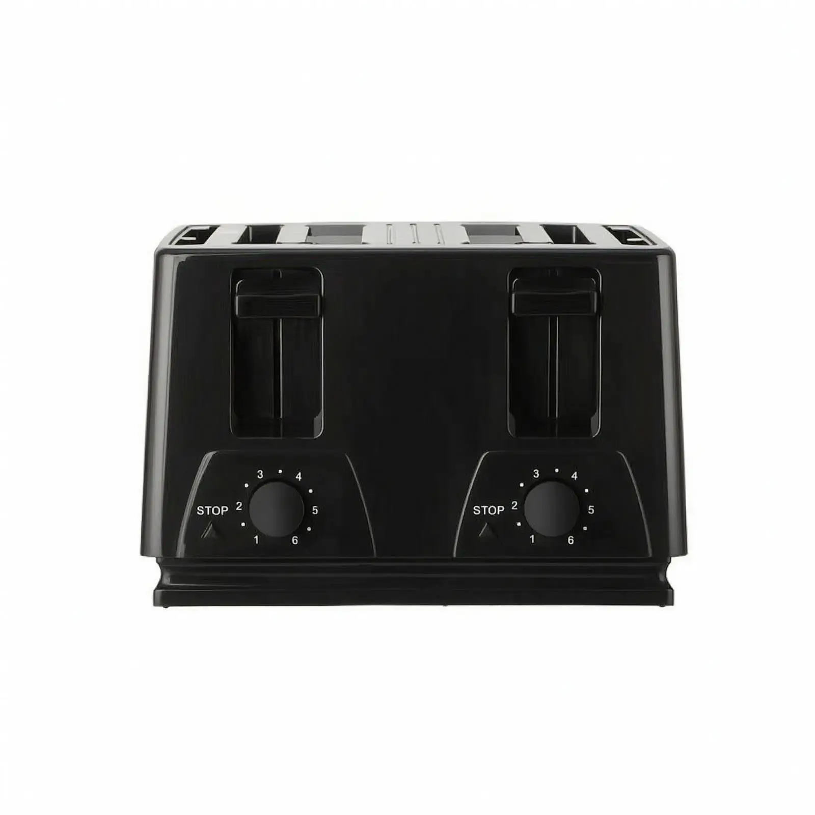 220V Electric Toaster for Kitchen Countertop Stainless Steel Shell 1300W Toast Maker with Quick Setup Function