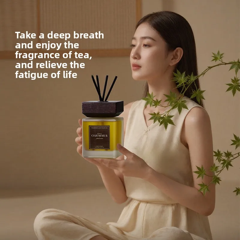 

500ML Fireless Aromatherapy Essential Oil Ornament Hotel Long-lasting Fragrance Bedroom Living Room High-end Fragrance Gift