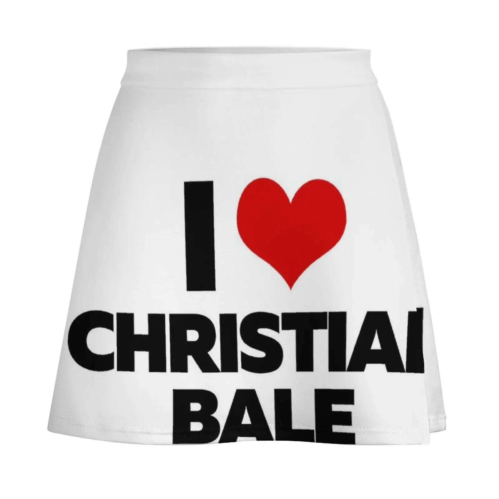 I Love Christian Bale Mini Skirt Women skirts summer dress for women 2026 Women's summer dress Sexy mini skirt Mini Skirt
