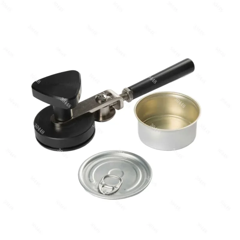 Molecular Gastronomy Creative Serving Dish Caviar Box Empty Food Aluminum Can Manual Pull-Tab Sealing Machine