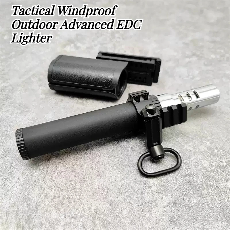 

Tactical Windproof Emergency Lighter Outdoor Camping Hiking High Temperature Igniter Survival EDC High Quality Equipment