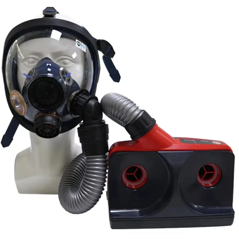 

Industrial PAPR Power Auto Air Filter Purifying Respirator White Soft Hood with Ventilat Prevent Gas