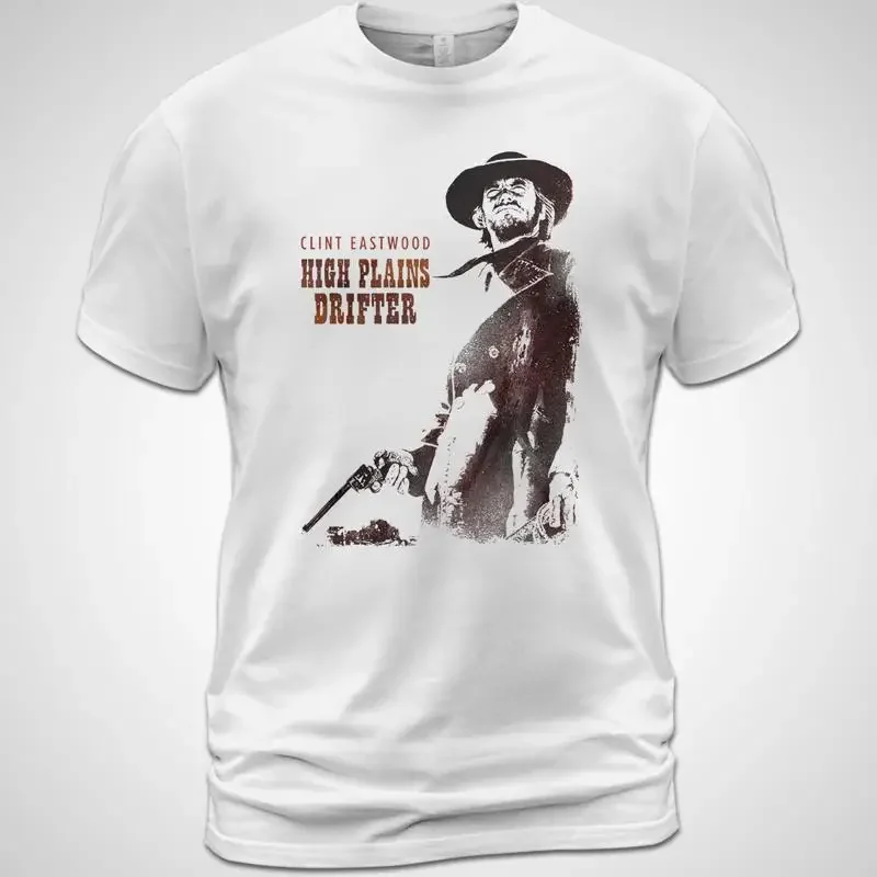 Cotton T shirt High Plains Drifter Clint Eastwood Music Portals