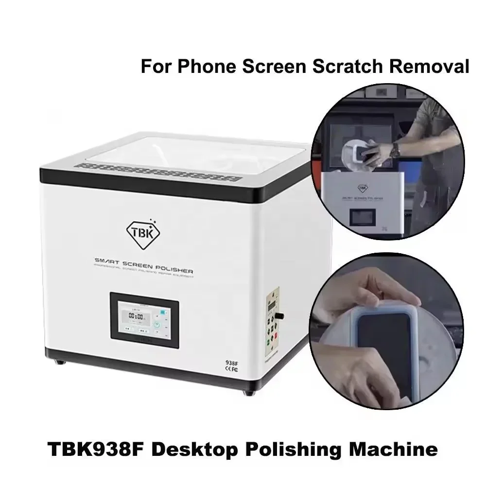 TBK-938F Mini Desktop Grinding and Polishing Machine, Suitable for IPhone Screen Mobile Phone LCD Scraping  Refurbishment