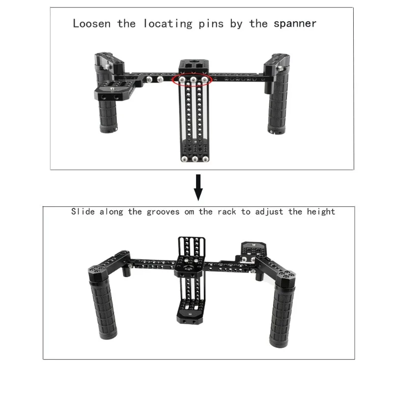 Kit de gaiola de coelho para monitor para ATOMOS NINJA INFERNO 5 polegadas 7 polegadas 1757
