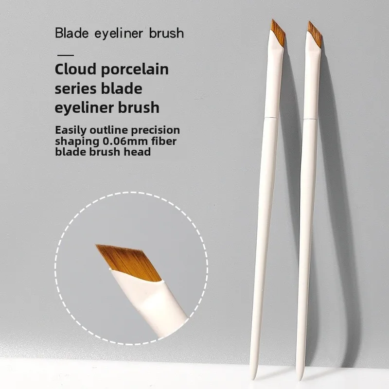 1/2/3Pcs Upgrade Klinge Eyeliner Pinsel Ultra Dünne Feine Winkel Flache Augenbraue Pinsel Unter Augen Make-Up pinsel Präzise Detail Pinsel