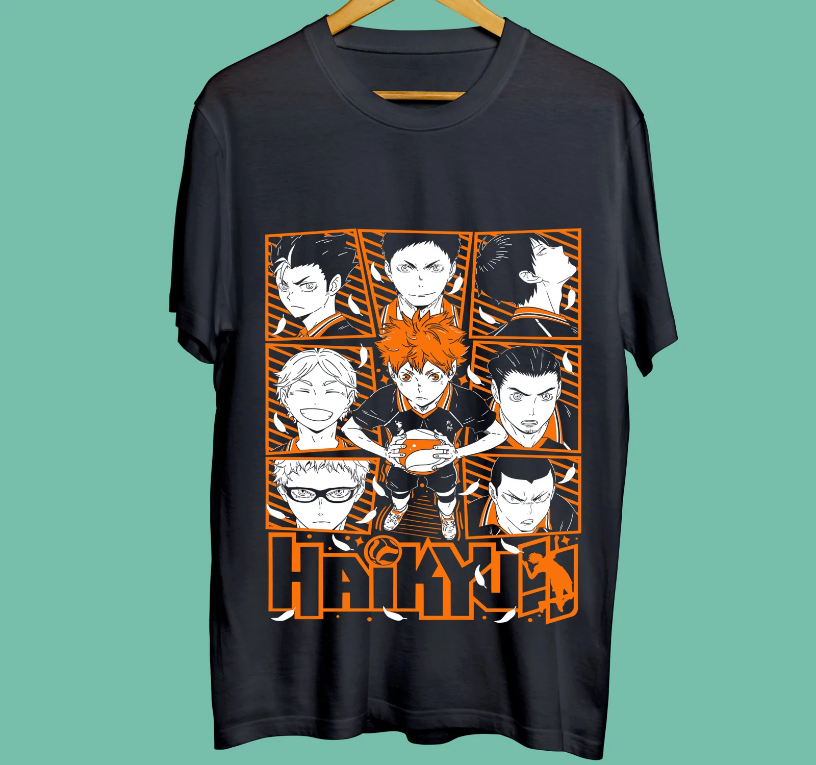 Haikyuu T-shirt Volleyball Kuroo Tetsurou Kozume Kenma Anime Shirt All Size