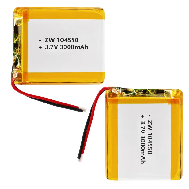 

Polymer lithium battery 104550 charging 3.7V 3000mAh for smart door lock game console