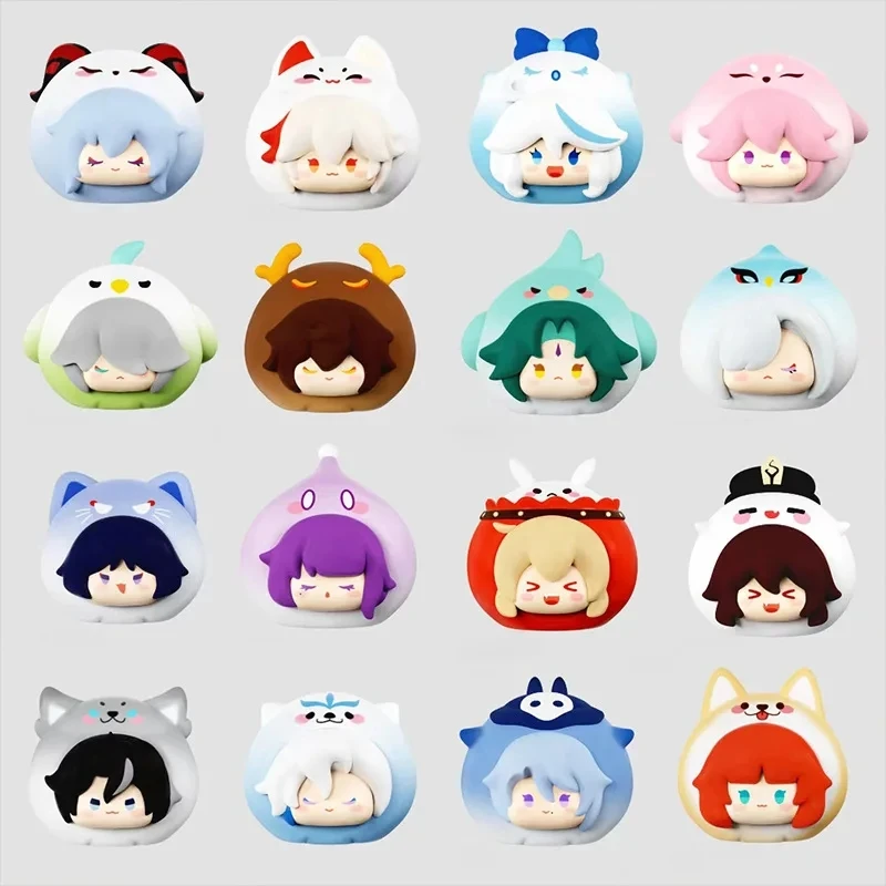 

Original Genshin Impact Blind Box Furina Mini Anime Figure Game Surprise Mystery Box Q Version Kamisato Figures Custom Toy Gifts