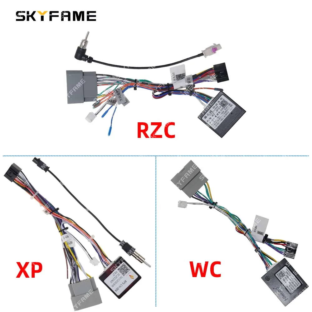 SKYFAME Car Wire Harness Adapter Canbus Box For Jeep Wrangler Cherokee Compass Grand Patriot Dodge Caliber Voyager RP5-CH-004