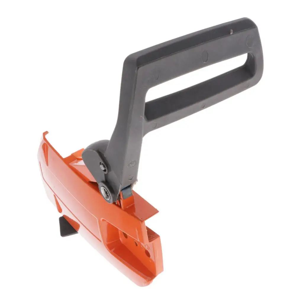 

Рычаг ручного тормоза с железной цепью, оранжевый, для бензопил моделей 61, 268, 272