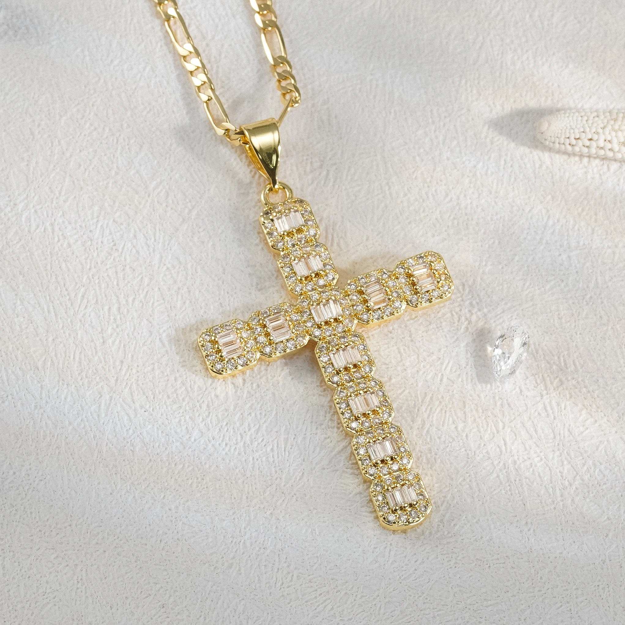 

YSY selects elegant and retro cross design pendant necklaces for daily prayer and religious festival gifts