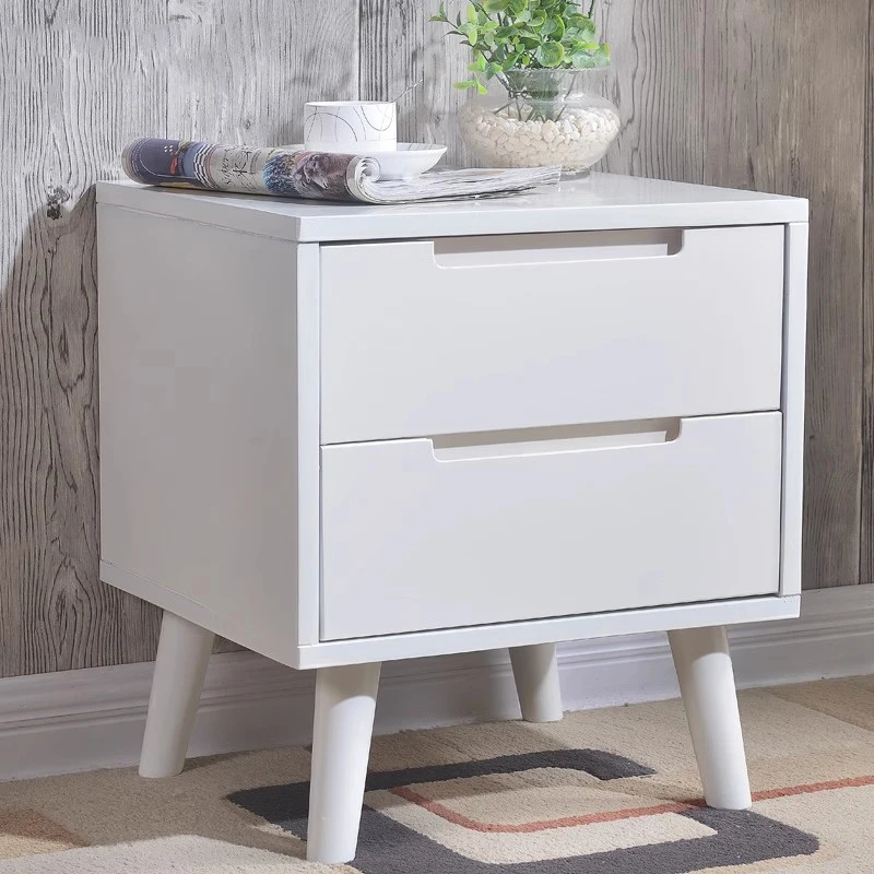 Comodino basso economico Caffè mobile Lusso Cina Comodino portaoggetti Camera da letto Cassetti Legno Mesitas De Noche Mobili unici