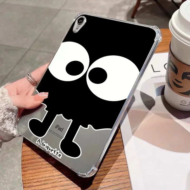 Engraçado graffiti cão caso para samsung galaxy tab s9 fe plus caso à prova de choque funda para tab s7 fe s8 s6 lite a7 a8 a9 plus capa