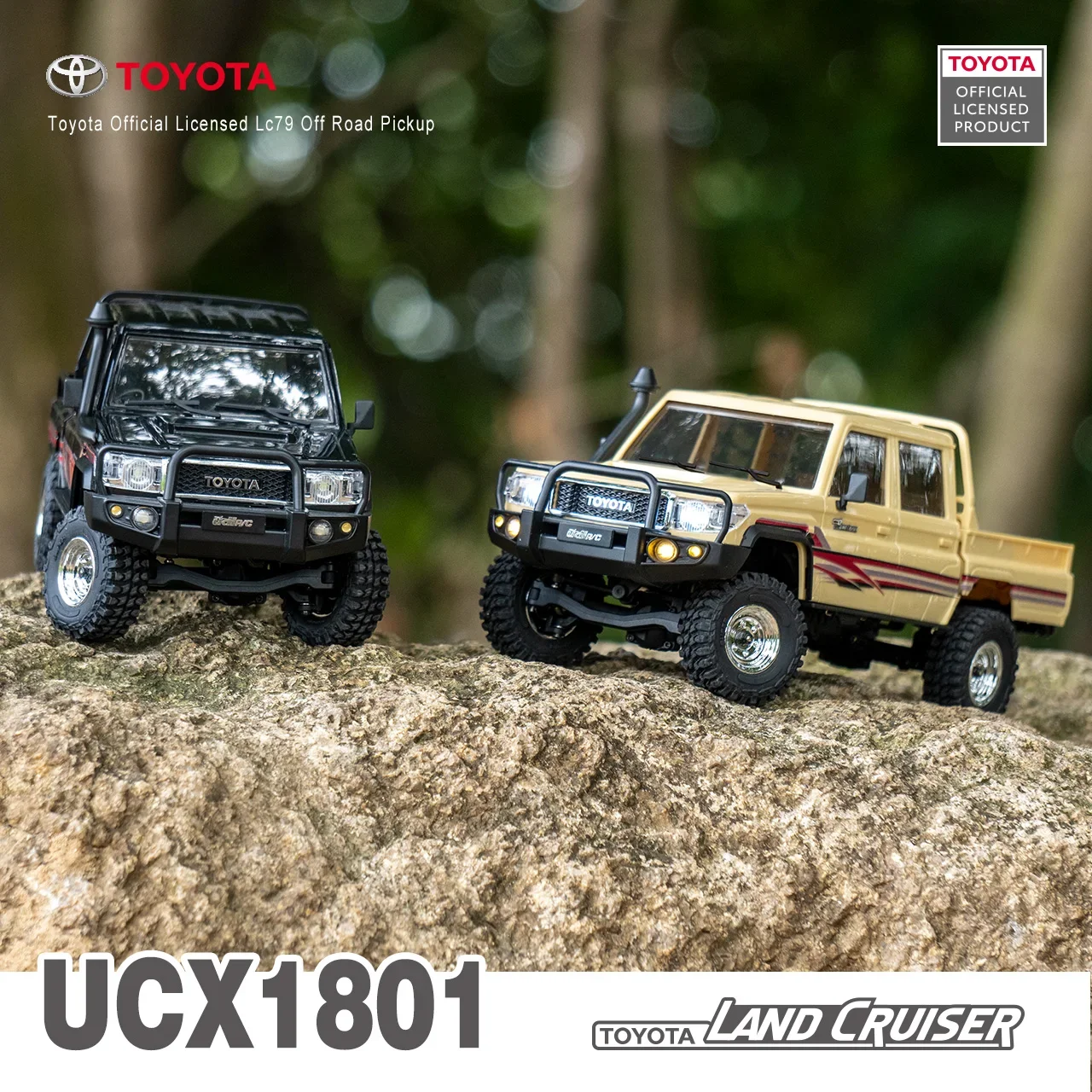 UDIRC 1/18 1/24 Scale Rock Crawler 4WD Off-Road Brushless Electric Pickup Truck UCX1801PRO UCX1802PRO UCX2404PRO Gift for Adult