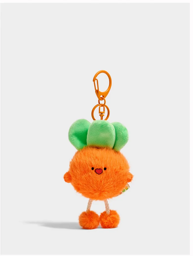 Original cute broccoli vegetable plush doll Keychain bag pendant pendant gift