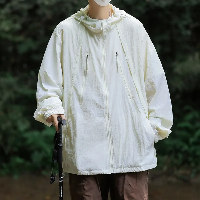

Men's and women's solid color summer new lightweight, breathable, and sun resistant clothing jacket